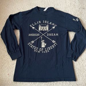 Ellis Island Statue of Liberty Long Sleeve Tee